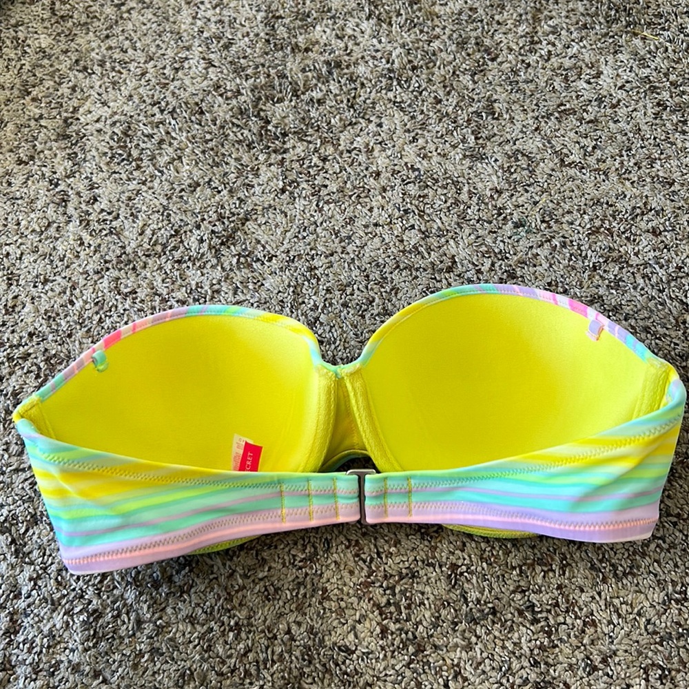 VICTORIAS SECRET bandeau swim top size 34D - Picture 3 of 4